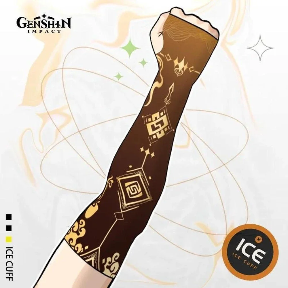 Game Impact Arm Sleeves Ice 4 D 7 F